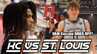 Van Collins GOT GAME St Louis vs KC GETS REAL KC Spurs vs SW Illinois Jets [upl. by Ibur]