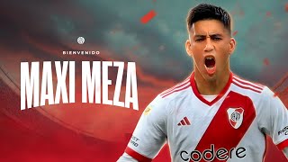 Así juega MAXI MEZA nuevo refuerzo de River ⚪❤️⚪ [upl. by Anilahs637]