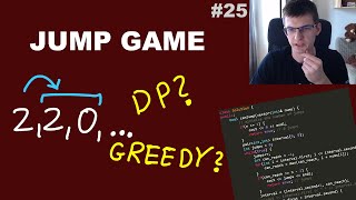 LeetCode Day 25  Jump Game DP or Greedy [upl. by Aikemit]