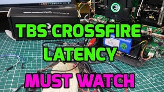 TBS Crossfire Latency Test  CRSF Protocol [upl. by Egor848]