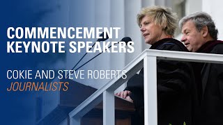 Cokie amp Steve Roberts deliver Commencement remarks  2016 [upl. by Winters991]