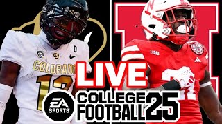 Colorado at Nebraska  9724 Simulation EA College Football 25 [upl. by Aig512]