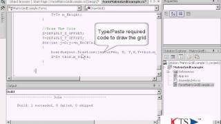 Windows Programming using CNET C NET Matrix Grid CNET Video Tutorials [upl. by Ulland55]