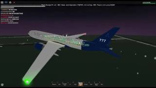 Roblox Aqua airways Flight Crashes after recovering from a stall [upl. by Mansur797]