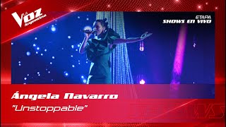 Ángela Navarro  “Unstoppable” Shows en vivo 16vos  La Voz Argentina 2022 [upl. by Lionello]