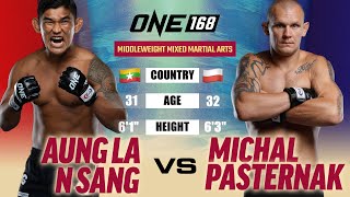 Massive Middleweight Power 👊🔥 Aung La vs Pasternak  Full Fight [upl. by Adnolohs337]