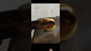 Making 24 karat Gold Ring 💍 ll shortvideo goldenring goldjewellery jewelleryringgold gold [upl. by Tnattirb246]