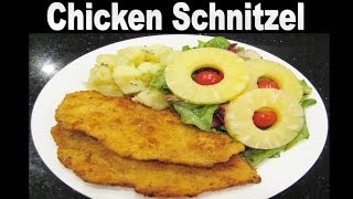 Chicken Schnitzel  Recipe  Liz Kreate [upl. by Pollitt]