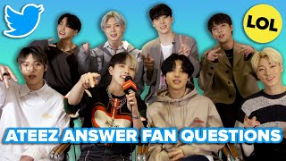 ATEEZ Answer Fan Questions [upl. by Ingeborg67]