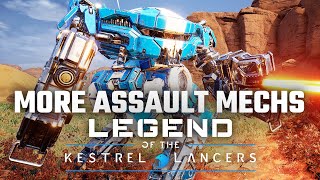 Building the Steiner Scout Lance  Mechwarrior 5 Mercenaries DLC Legend of the Kestrel Lancers 25 [upl. by Ahsert]