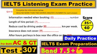 IELTS Listening Practice Test 2023 with Answers Real Exam  307 [upl. by Blakelee699]