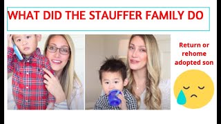 DID MYKA STAUFFER RETURN ADOPTED SON [upl. by Atteroc]