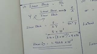 brass rod problem  Poissons ratio calculation [upl. by Ynad]