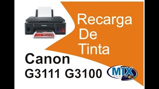 RECARGA DE TINTA  Canon G3111 Maxx Tank Super Dica para tinta Compativel [upl. by Derfliw725]