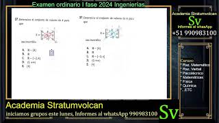 Examen ordinario UNSA I fase 2024 ingenierías [upl. by Daven]