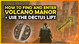 How to Get to Volcano Manor Elden Ring  Easy Route no Combat [upl. by Hefter]