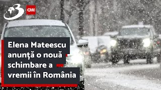 Elena Mateescu anunță o nouă schimbare a vremii în România [upl. by Atenahs]