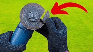 Top 5 Angle Grinder tricks and Hacks do not throw away the broken disk You will regret it [upl. by Geraud665]