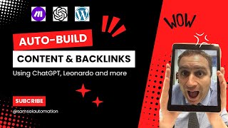 Building a Backlink AI Automator 🛠️ using makecom ChatGPT Leonardo Wordpress and Mediumcom [upl. by Carrissa]