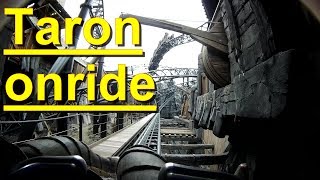 Taron Phantasialand onride – Klugheim Multilaunchcoaster – Taron OnRide FrontSeat POV 2017 [upl. by Hauger]