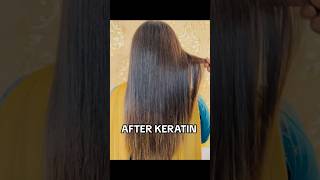 Before After Keratine Result ytshorts ytviral hairstyle keratintreatment trending shorts [upl. by Schifra]