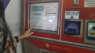 HOW TO LOAD BEEP CARD ON TICKET VENDING MACHINE addvaluetobeepcard lrt mrt beepcard [upl. by Atirahc882]