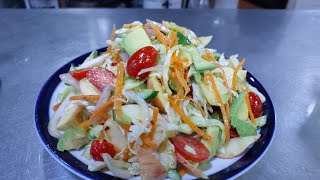 CABBAGE APPLE SALADTRY THIS EASY AND DELICIOUS RECIPE CHEF DAN TV [upl. by Bolt632]