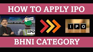 How to Apply For IPO BIG HNI Category From ICICI Bank  ASBA Method  Bajaj Housing Finance IPO [upl. by Ecirtram]