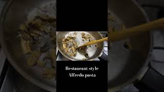 Restaurant Style Alfredo Pasta  Full Recipe Is On My Channel food recipe ytshorts reels [upl. by Une617]