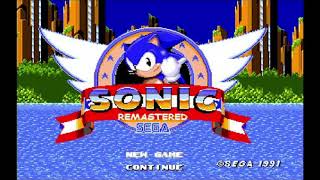 Sonic 1 Remastered Hack OST  XM3SMPS Screen [upl. by Benson]