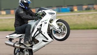 Amputee Takes on Next Level Wheelie School [upl. by Hagep]