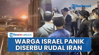 Kepanikan Warga Israel saat Iran Luncurkan 180 Rudal Mulut Komatkamit Ucap Doa Mohon Keselamatan [upl. by Leur]