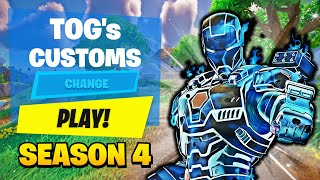 🔴Live Now FORTNITE SEASON 4 CUSTOMS LIVE  Fashion Show  Boar Rush  And Scrims [upl. by Kenway]