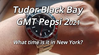 Tudor Black Bay GMT 2021 Pepsi Full Set 41mm [upl. by Rofotsirk]