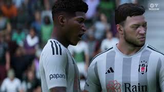 Gameplay FC 24  Beşiktaş  Kasımpaşa  Süper Lig  20242025 [upl. by Tewfik]