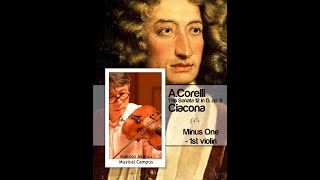 Corelli  Minus One Vol21 for 1st violin quotCiaconaquot  Trio Sonata XII in G op2  Musical Campus [upl. by Lynd]