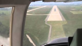 Final approach to Bratislava M R Štefánik Airport LZIB RWY 31 [upl. by Nyret]