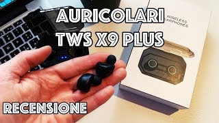 Recensione auricolari WIRELESS Vigorun TWS X9 45 EURO SPESI BENISSIMO [upl. by Laureen]