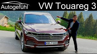 VW Touareg 3 FULL REVIEW driving 2019 Volkswagen Touareg III  Autogefühl [upl. by Yreffoeg]