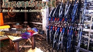 Dragonslayer Bow and Siege Arrows Mod Showcase Skyrim Special Edition Skyrim Remastered by skibadaa [upl. by Ellehcsar]