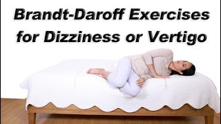 Brandt Daroff Exercises for Dizziness or Vertigo [upl. by Lecroy18]