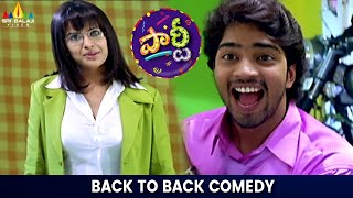 Allari Naresh Comedy Scenes Back to Back  Party  Telugu Movie Scenes  Madhu Sharma Brahmanandam [upl. by Baun866]