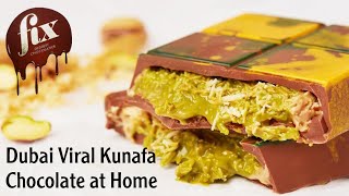 Make Dubai Famous Viral Kunafa Chocolate At Home  Trending desserts  Kunafa Recipe [upl. by Creath]