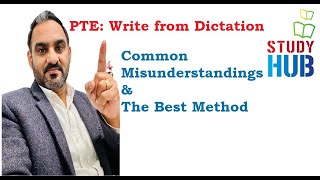 PTE Write from Dictation Techniques amp Misunderstandings [upl. by Collum]