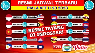 RESMI Jadwal Lengkap Piala AFF U23 2023  Timnas Indonesia vs Malaysia  Piala AFF U23 2023 [upl. by Ruyle]