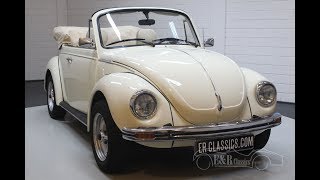 Volkswagen Beetle 1303 Cabriolet 1978 VIDEO wwwERclassicscom [upl. by Ade]