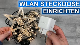 WLAN Steckdose mit Smart Life einrichten für die Weihnachtsbeleuchtung [upl. by Refinne423]