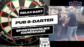 🎯GUZO🎯 9 Dart Finish Pub Player Wins in 9 Darts Seals the Game with a Sportsmanlike Handshake 🎯 [upl. by Calvo]