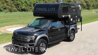 Super Lite Truck Camper  Travel Lite RV [upl. by Breed614]