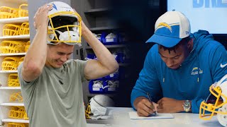 Everything NFL Rookies Do On Their First Day  LA Chargers [upl. by Kooima]